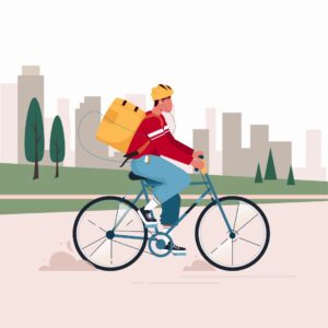 Pushbike courier service